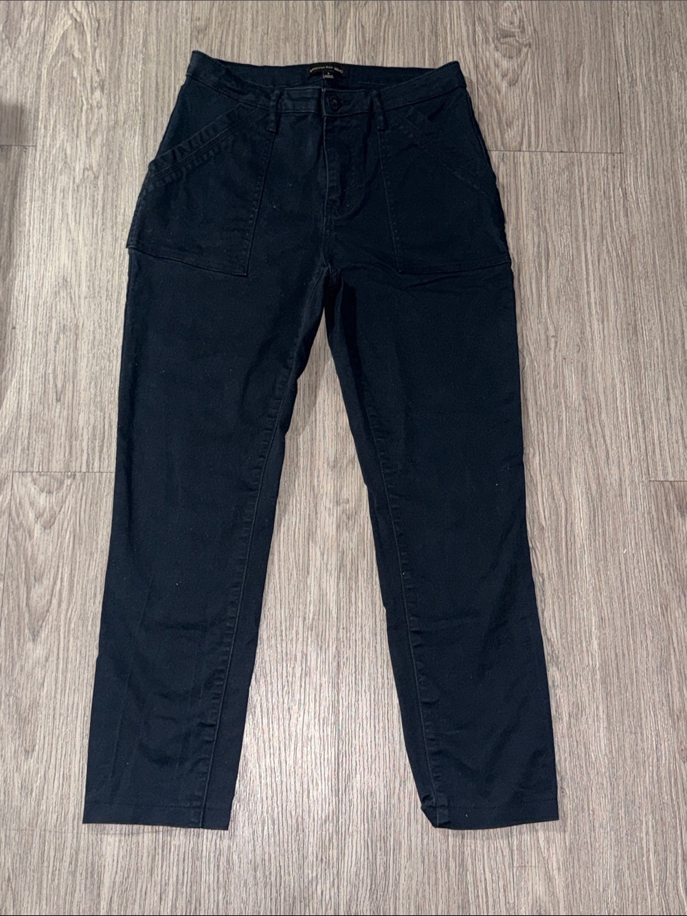 Banana Republic Black Straight-Leg Jeans
